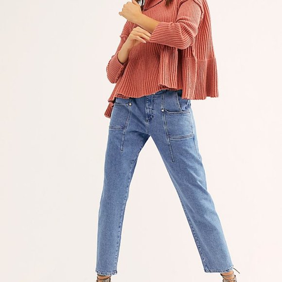 Free People Layer Cake Rose Sweater Size L - Picture 12 of 12